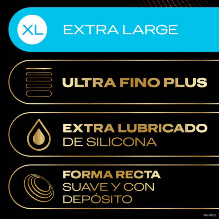 Preservativi XL Senza Lattice Durex Total Connection — 10 pz