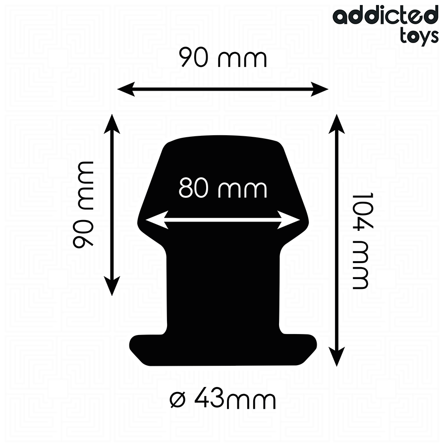 Plug Anale Cavo Taglia L Addicted Toys Extreme Hollow — 10,4 cm