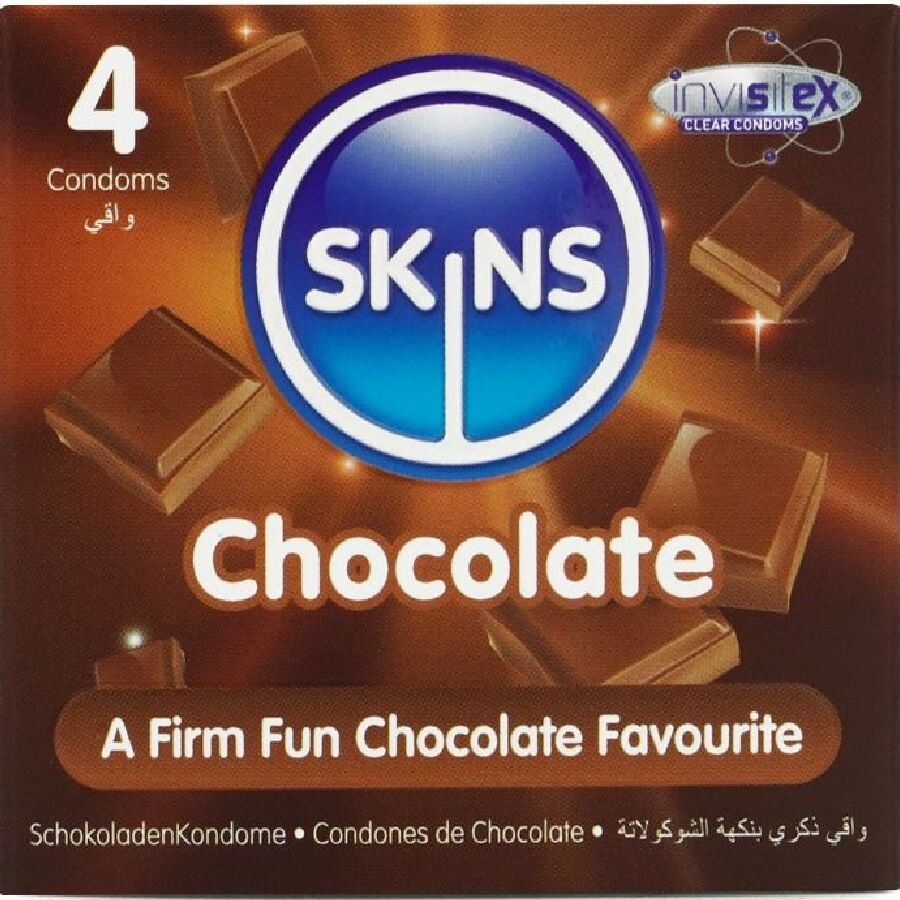 Preservativi al Cioccolato Skins Premium — 4 Unità