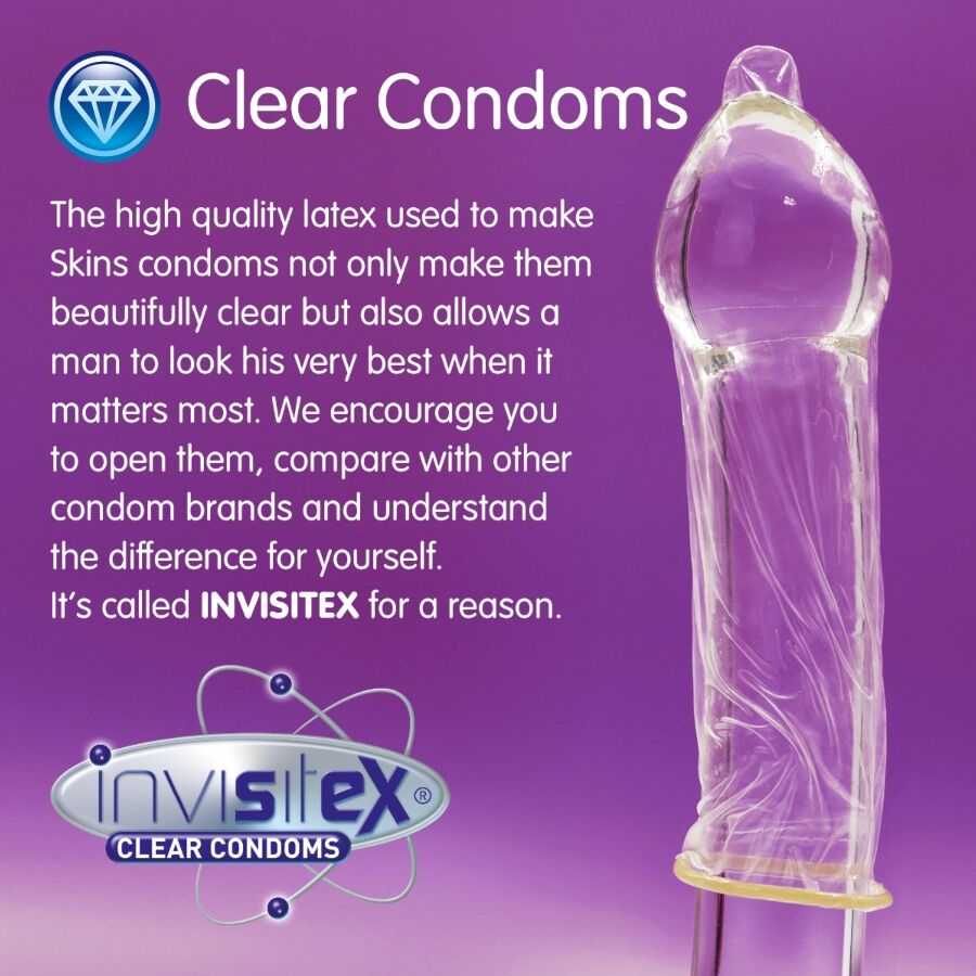 Preservativi Extra Large Skins — Confezione da 8