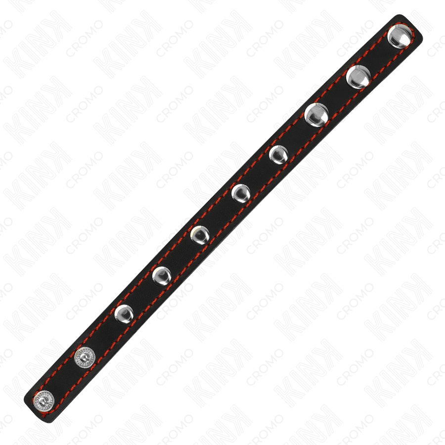 Anello Fallico in Pelle BDSM Kink Ring Power — Fodera Rossa