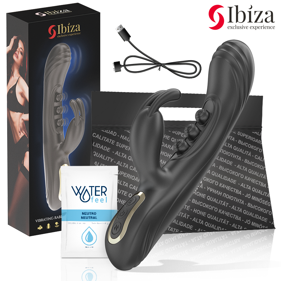 Vibratore Rabbit con Pulsazione Ibiza — Doppia Stimolazione