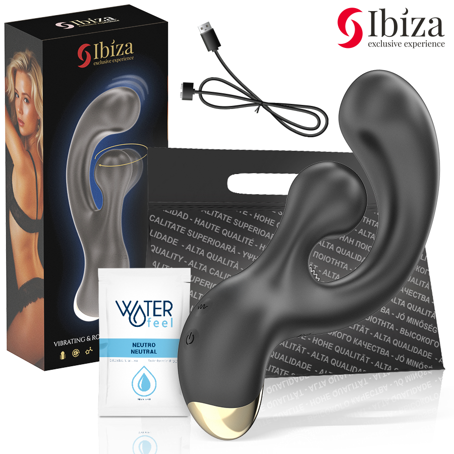 Vibratore Rabbit Vibrante e Rotante Ibiza — 2 Motori