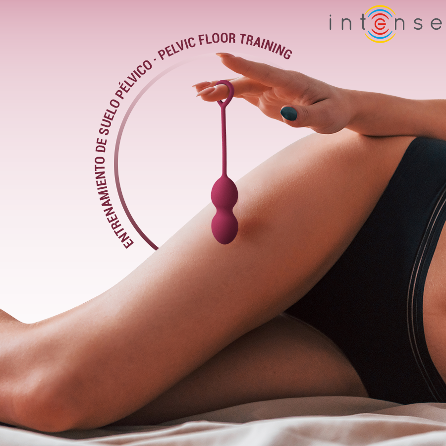 Kit Palline Kegel Intense Charli — 3 Livelli, Bordeaux