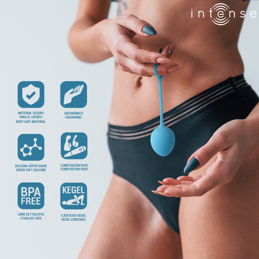Kit Palline Kegel Intense Charli — Set 3 Livelli, Blu