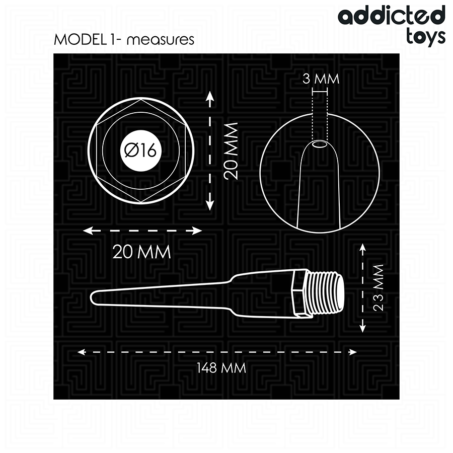 Doccia Anale con Adattatore Universale Addicted Toys — Modello 1