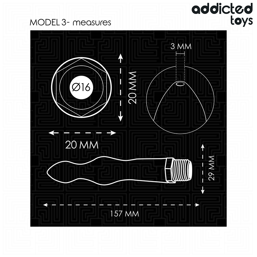 Detergente Anale con Adattatore Addicted Toys — Modello 3