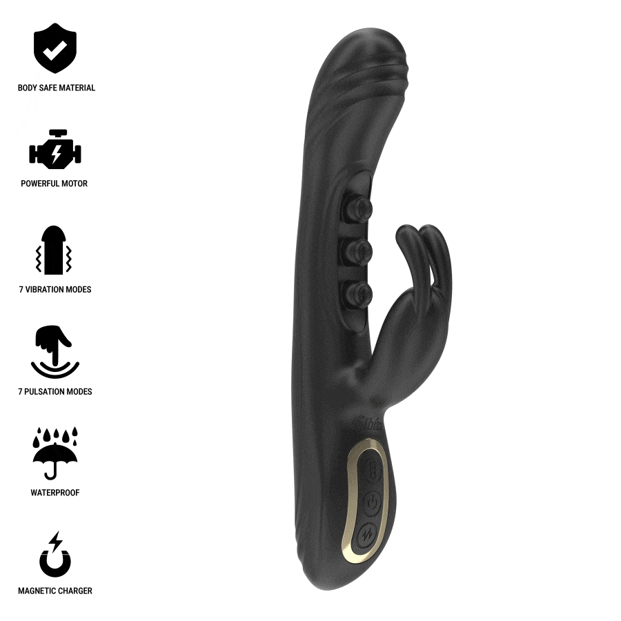 Vibratore Rabbit con Pulsazione Ibiza — Doppia Stimolazione