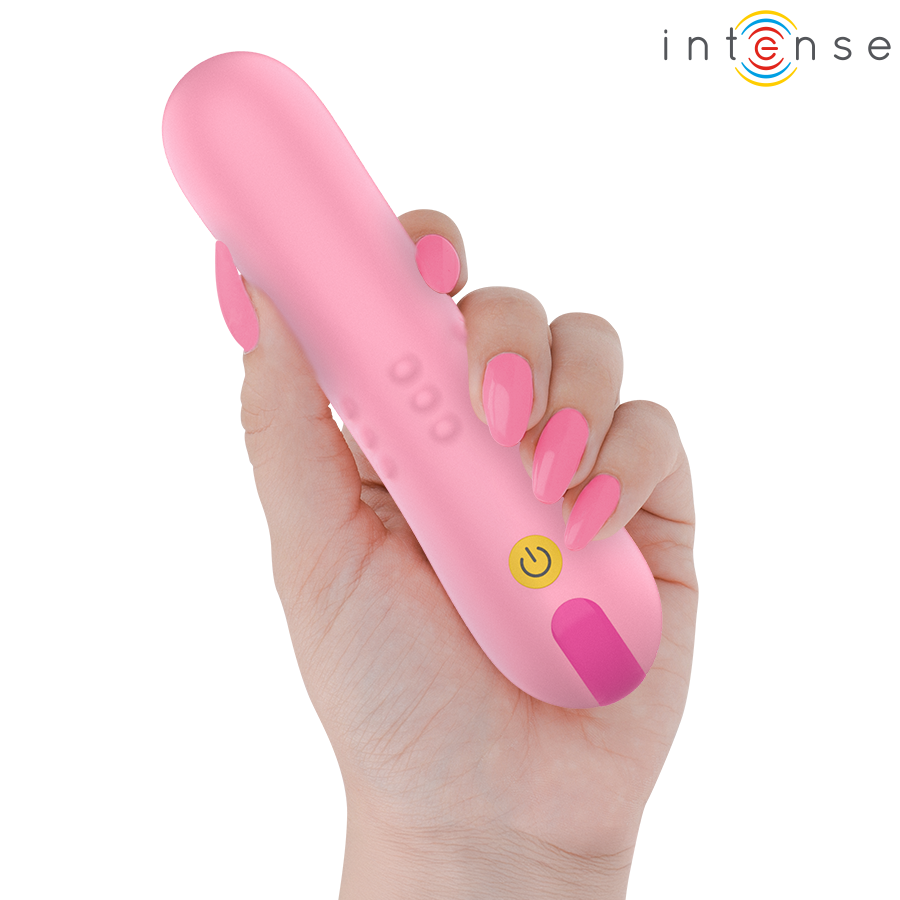 Vibratore con Perle Rotanti Intense Barbara — Doppia Stimolazione