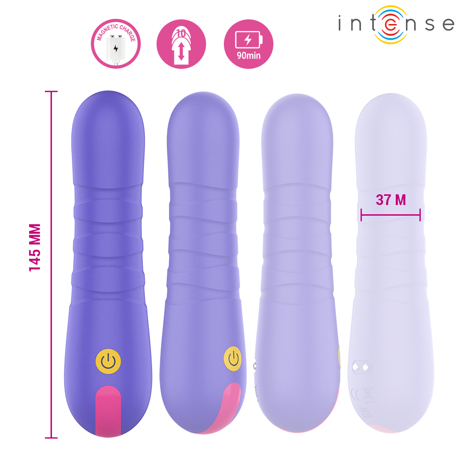 Dildo Vibrante a Spinta Intense Stella — Movimento Verticale
