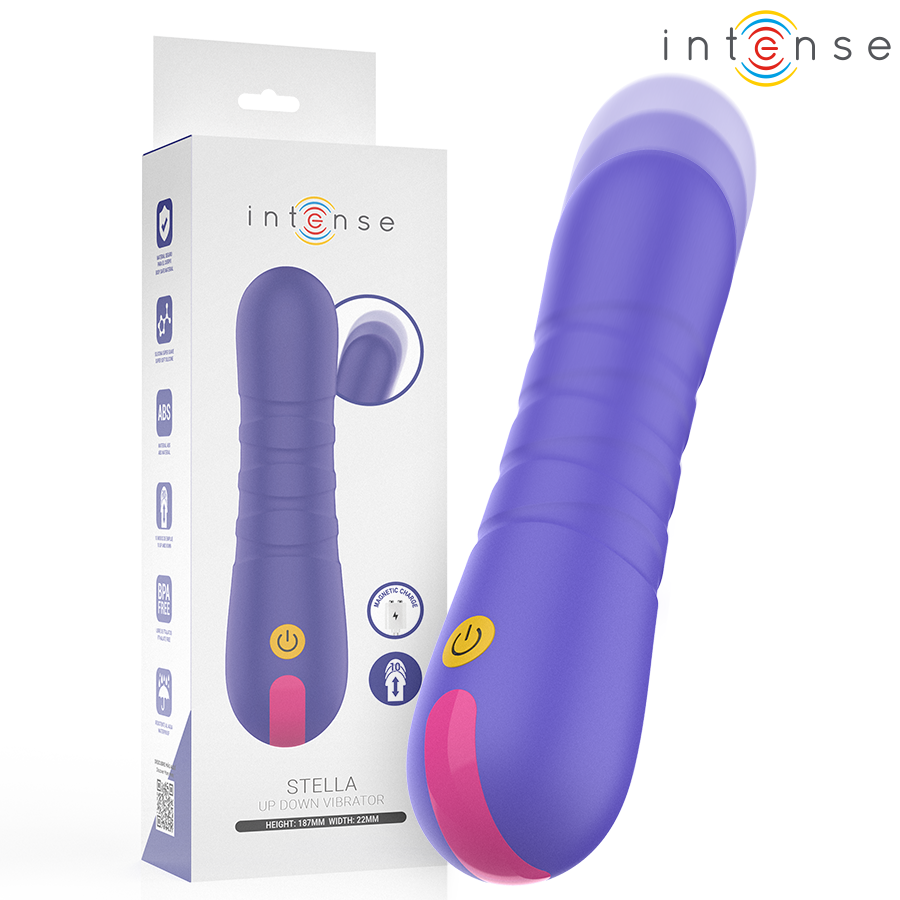 Dildo Vibrante a Spinta Intense Stella — Movimento Verticale