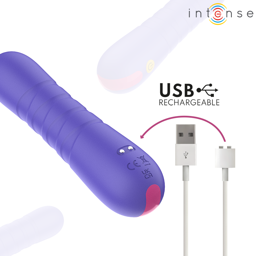 Dildo Vibrante a Spinta Intense Stella — Movimento Verticale