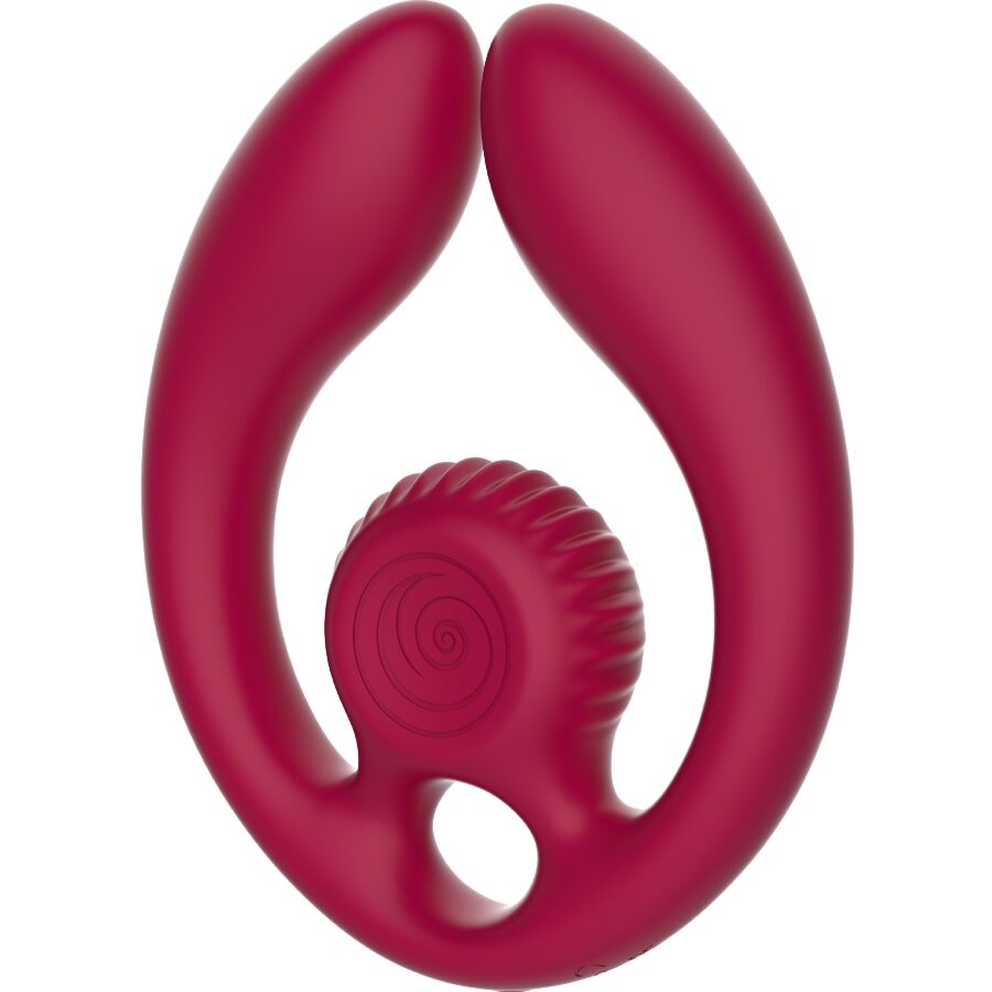 Vibratore di Coppia Telecomando Snail Vibe Gizi Duo — Bordeaux