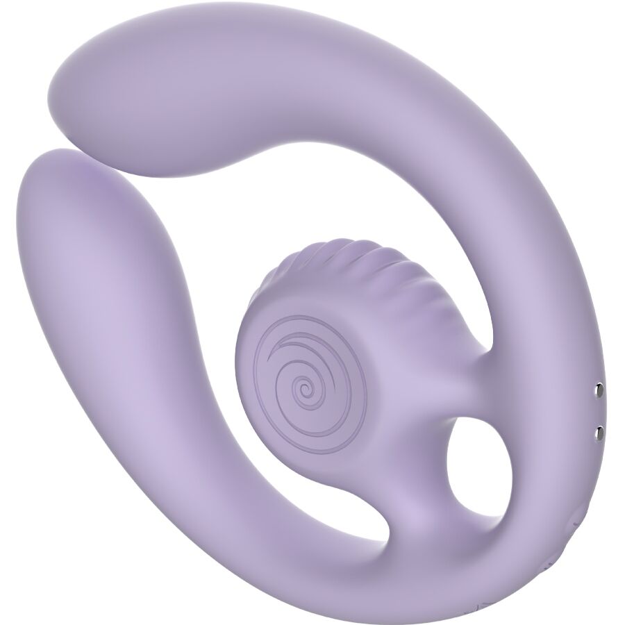 Vibratore di Coppia Snail Vibe Gizi Duo — Telecomando, Lilla