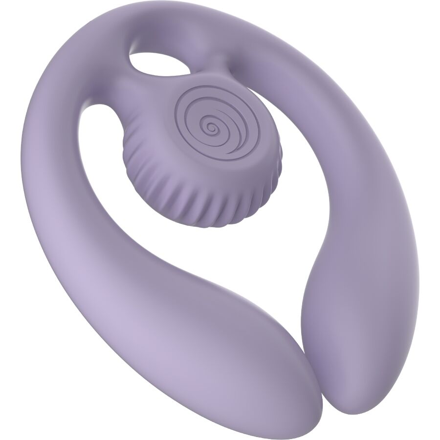 Vibratore di Coppia Snail Vibe Gizi Duo — Telecomando, Lilla