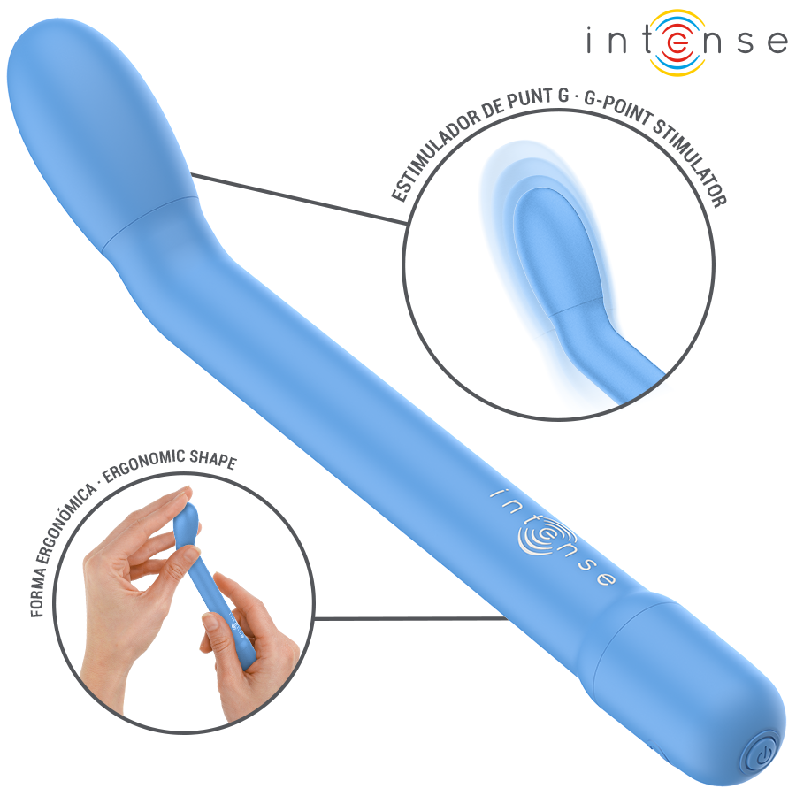 Vibratore Punto G Intense Karlie — Ricaricabile, Blu
