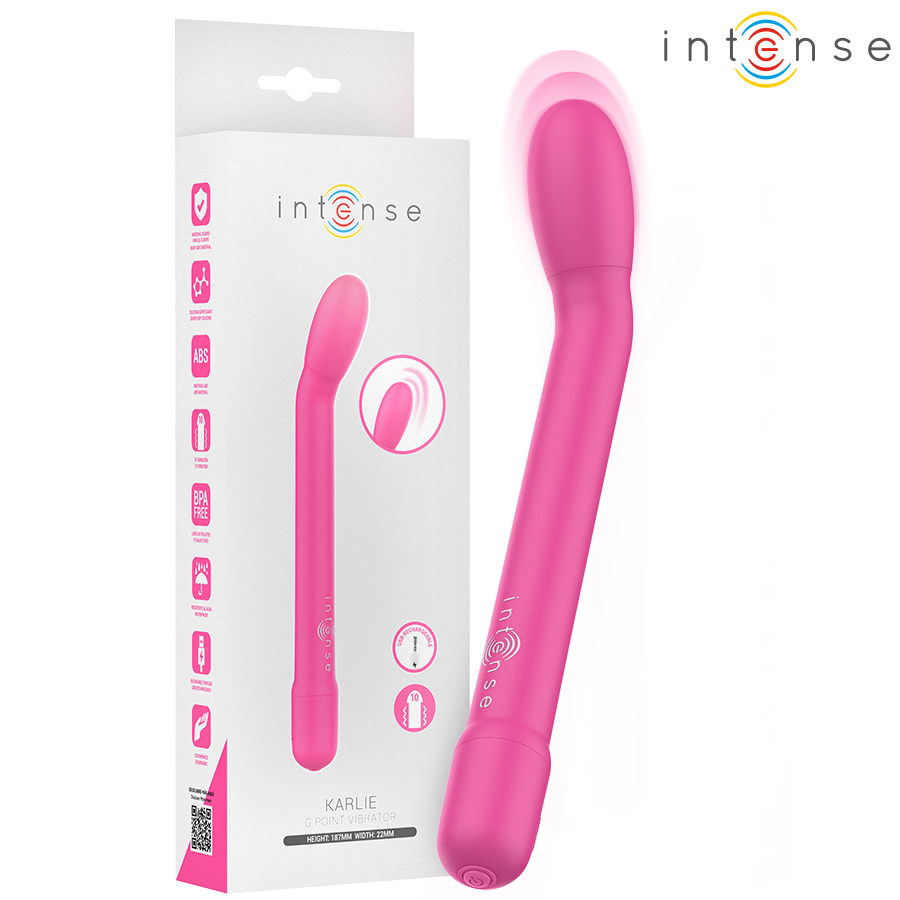 Vibratore Punto G Intense Karlie — Ricaricabile, Rosa