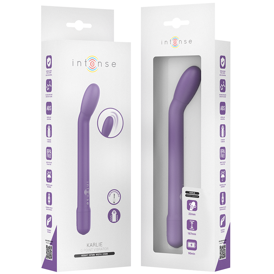 Vibratore Punto G Ricaricabile Intense Karlie — Viola