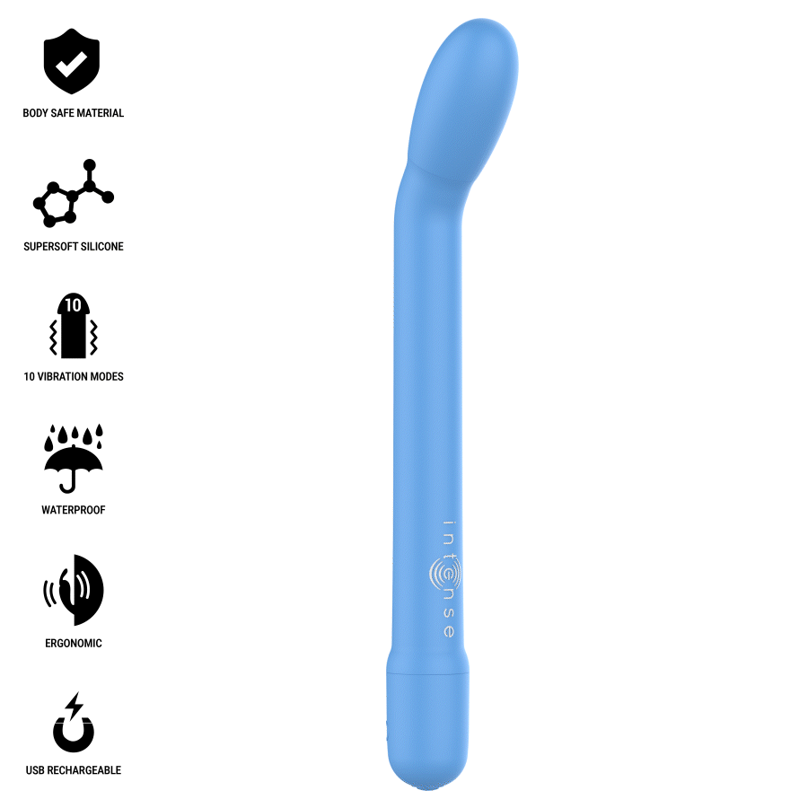 Vibratore Punto G Intense Karlie — Ricaricabile, Blu