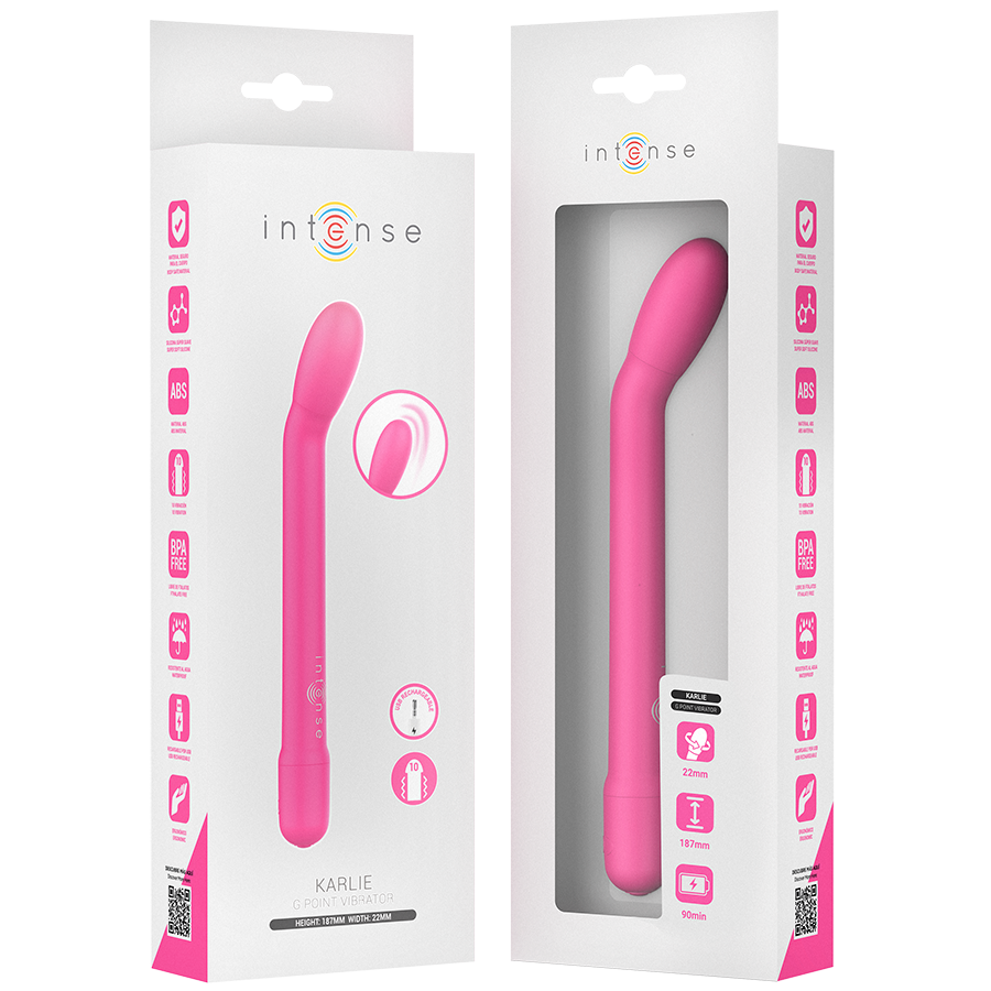 Vibratore Punto G Intense Karlie — Ricaricabile, Rosa
