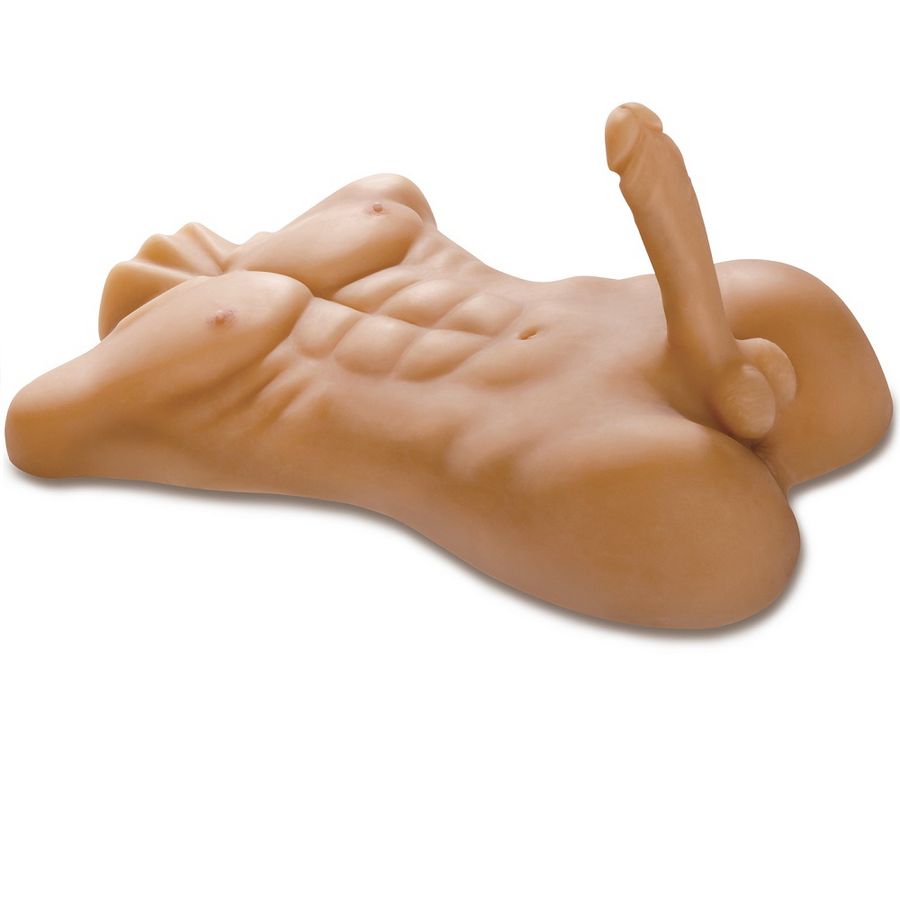 Dildo Realistico Torso Maschile Extreme Toyz Fuck Me — 20 cm