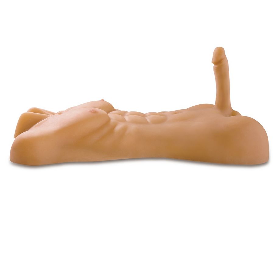 Dildo Realistico Torso Maschile Extreme Toyz Fuck Me — 20 cm