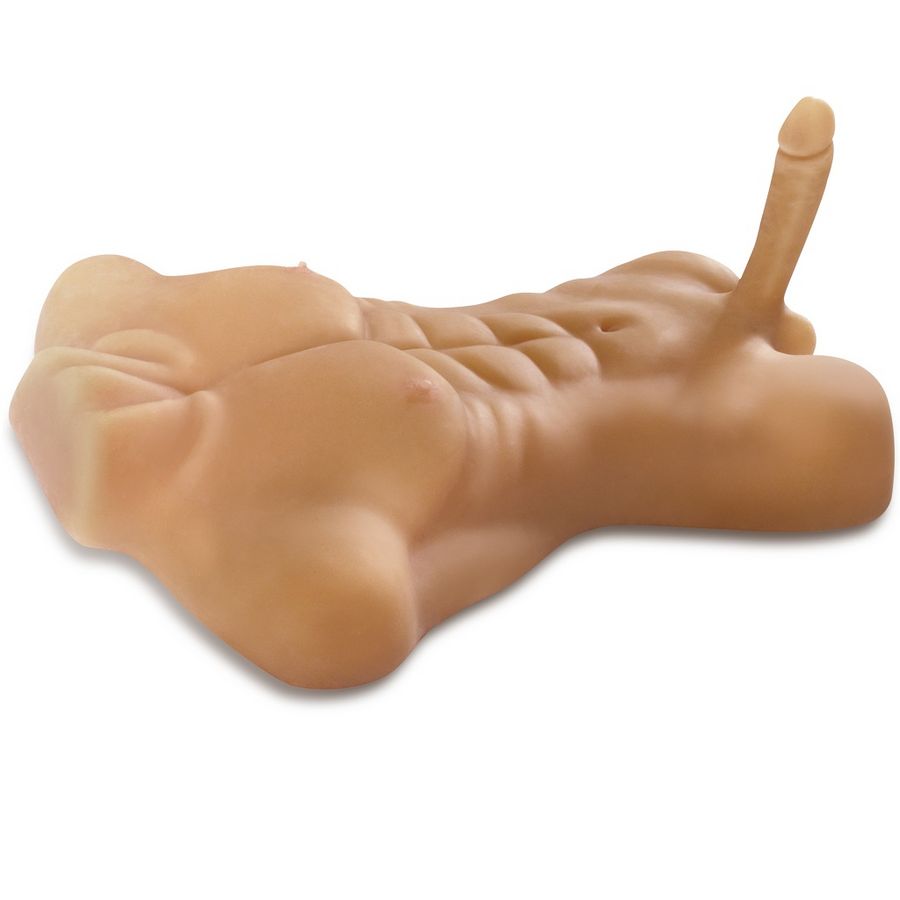 Dildo Realistico Torso Maschile Extreme Toyz Fuck Me — 20 cm