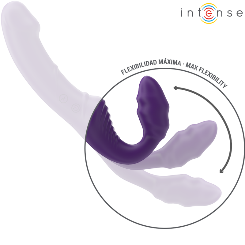Vibratore Rabbit Intense Jill — Telecomando, Viola, 20 cm
