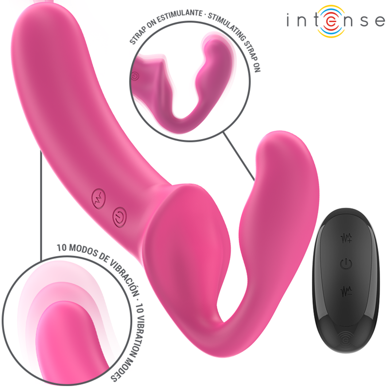 Vibratore Rabbit con Telecomando Intense Amy — 20 cm, Rosa