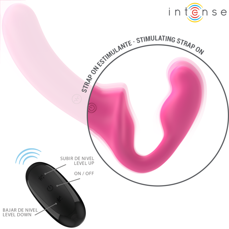 Vibratore Rabbit con Telecomando Intense Amy — 20 cm, Rosa