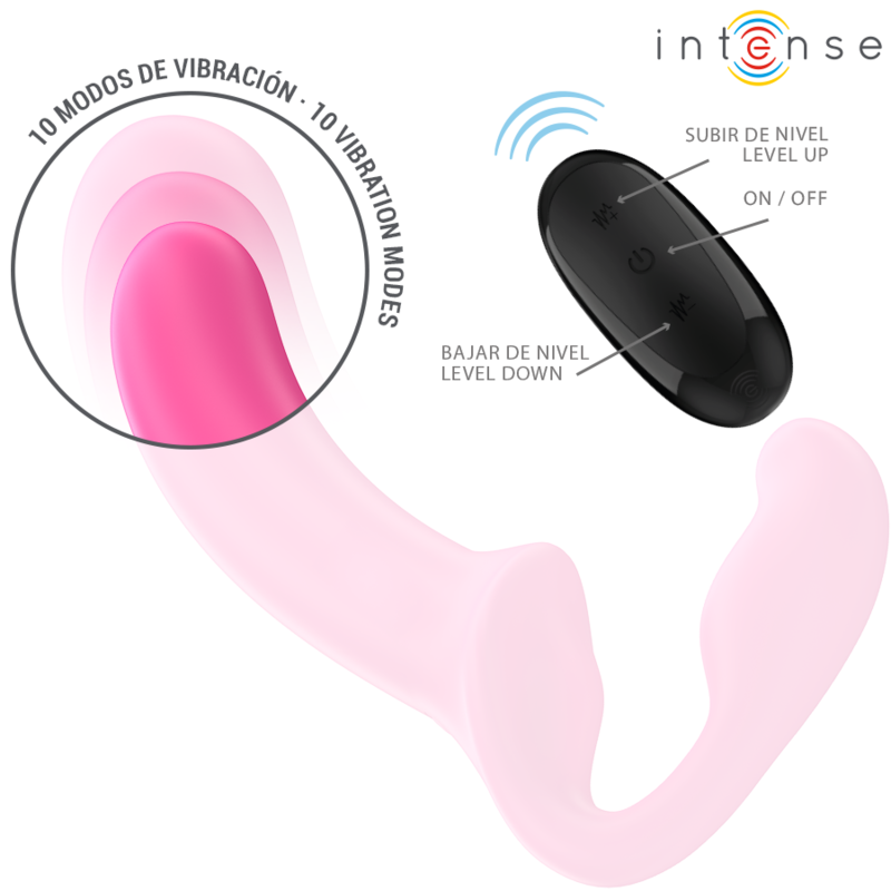 Vibratore Rabbit con Telecomando Intense Amy — 20 cm, Rosa