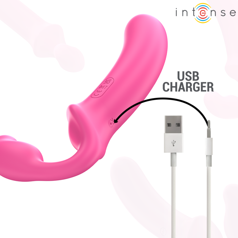 Vibratore Rabbit con Telecomando Intense Amy — 20 cm, Rosa