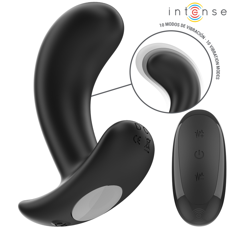 Plug Anale Vibrante Intense Chandler — 10 Modalità, Telecomando