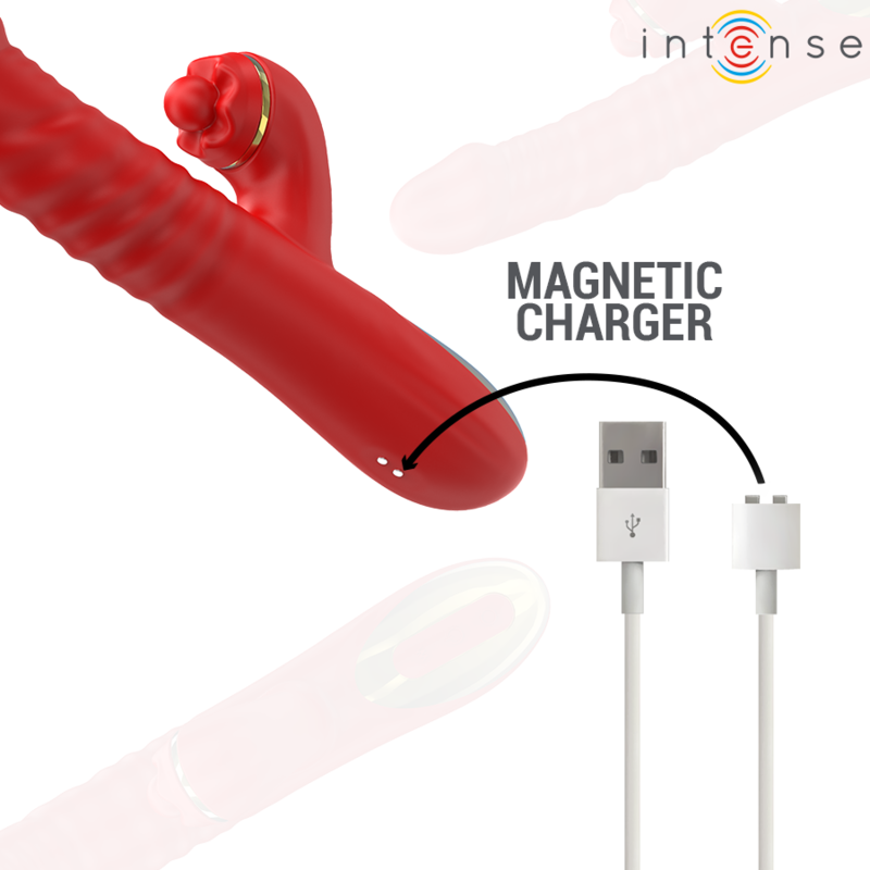 Vibratore Rabbit con Spinta Intense Thalia — Multifunzione