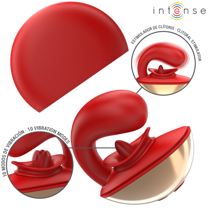 Vibratore Rabbit Intense Mariah — 10 Vibrazioni, Rosso
