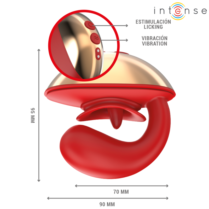 Vibratore Rabbit Intense Mariah — 10 Vibrazioni, Rosso