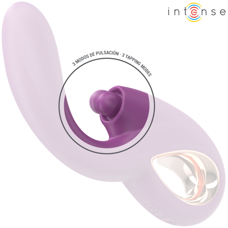 Vibratore Punto G Tapping e Thrust Intense Lali — Viola