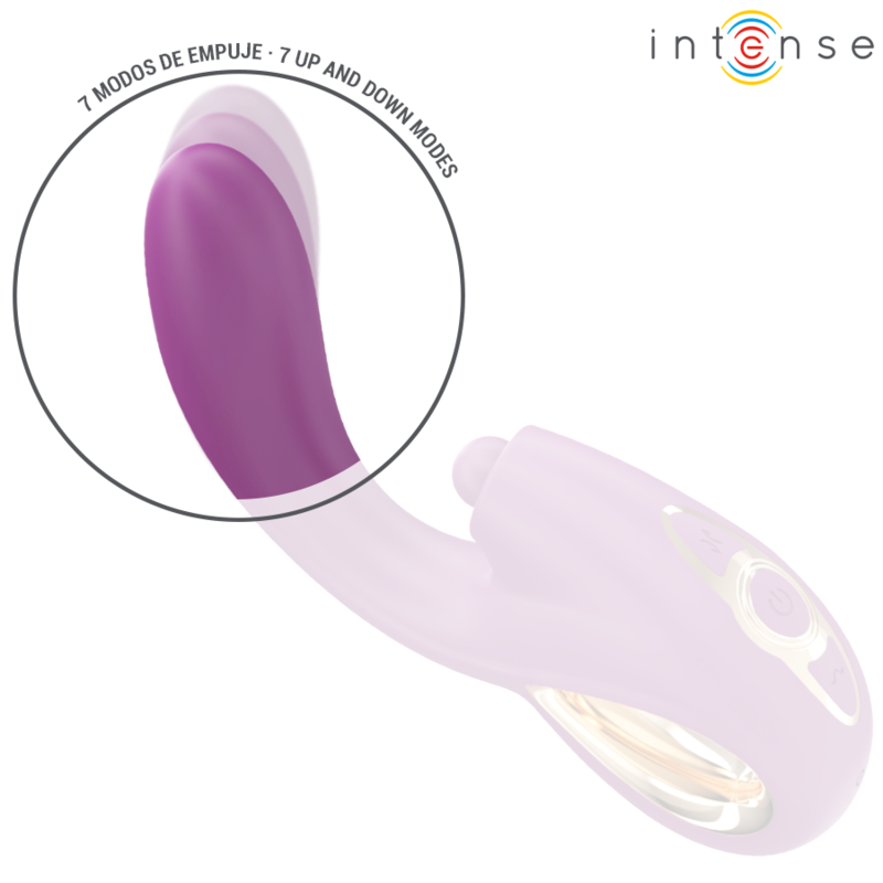 Vibratore Punto G Tapping e Thrust Intense Lali — Viola
