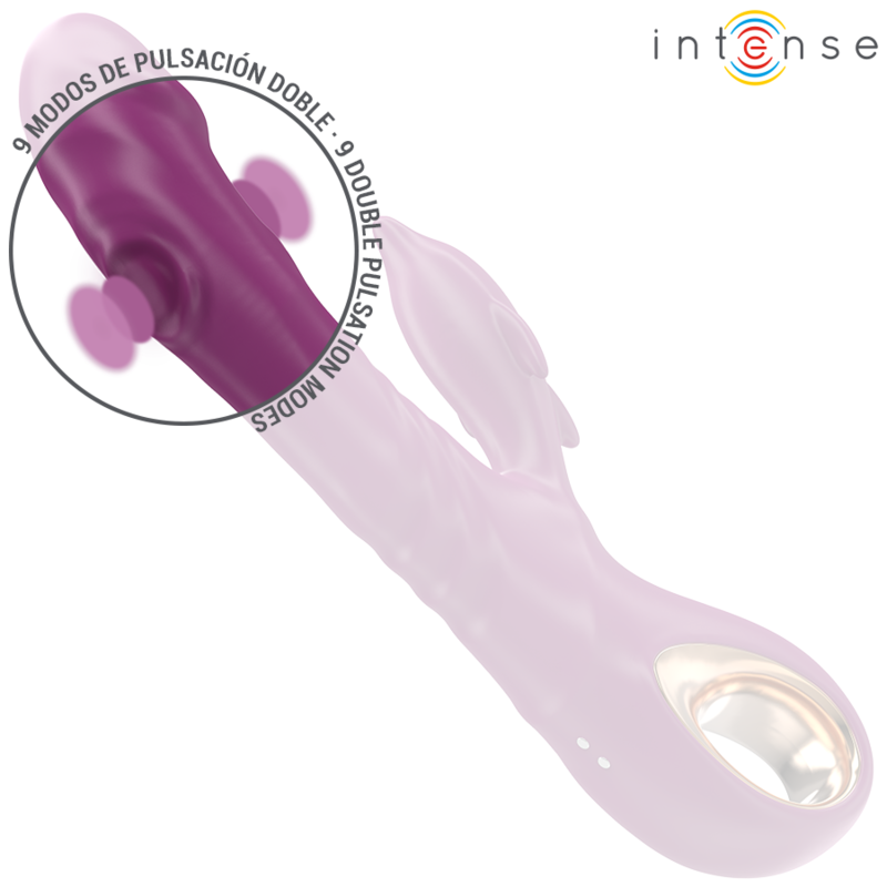 Vibratore Rabbit con Lingua Intense Halle — Stimolatore Viola