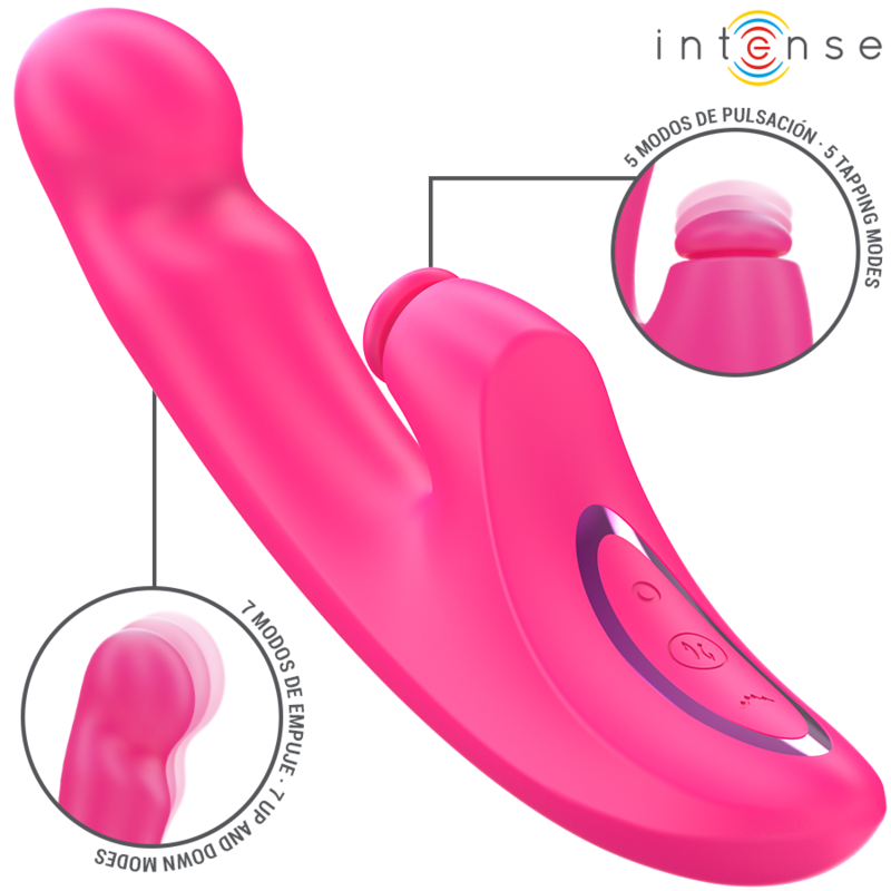 Vibratore Multifunzione 3 in 1 Intense Emi — 10 Vibrazioni, 13,5 cm