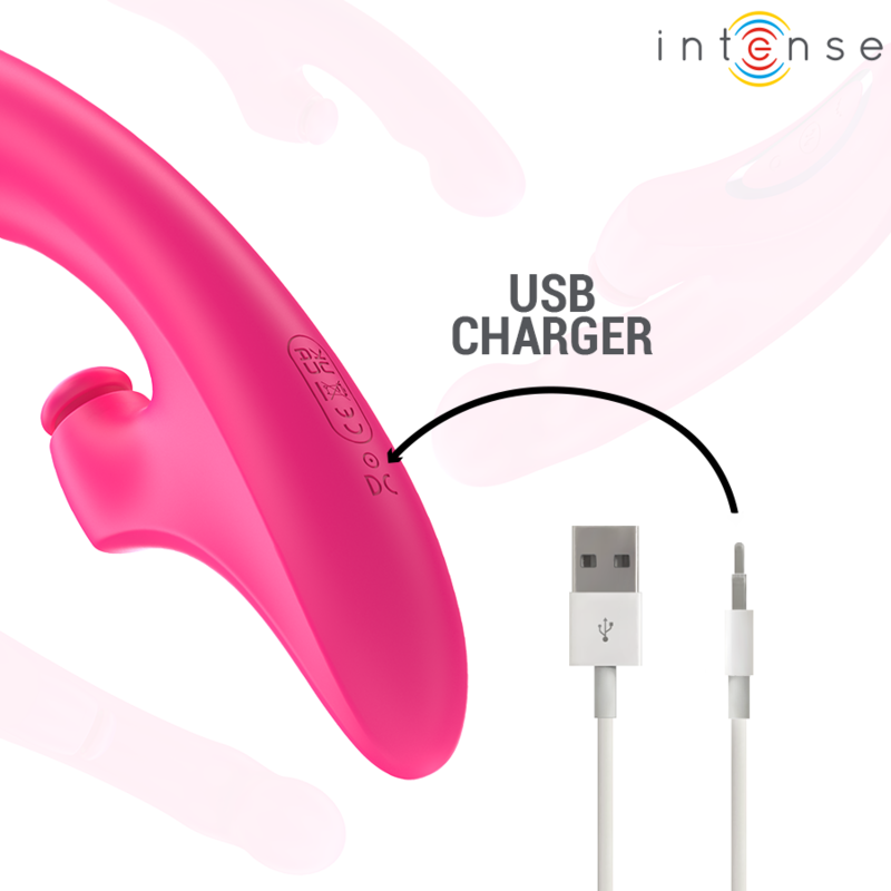 Vibratore Multifunzione 3 in 1 Intense Emi — 10 Vibrazioni, 13,5 cm