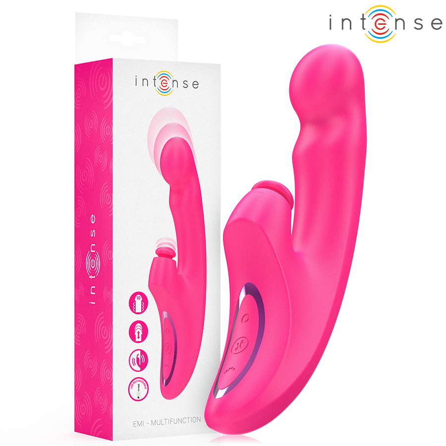 Vibratore Multifunzione 3 in 1 Intense Emi — 10 Vibrazioni, 13,5 cm