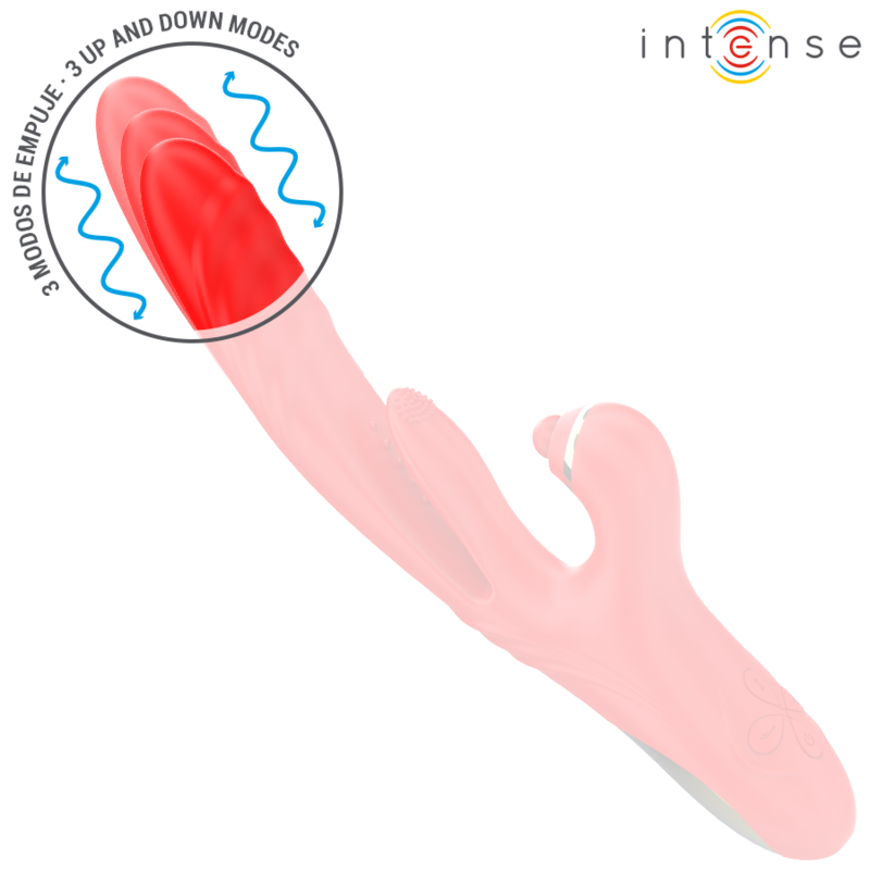 Vibratore Rabbit 3 in 1 Intense Rosalia — Spinta e Pulsazione
