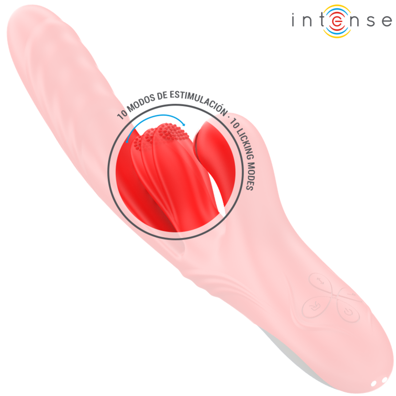 Vibratore Rabbit 3 in 1 Intense Rosalia — Spinta e Pulsazione