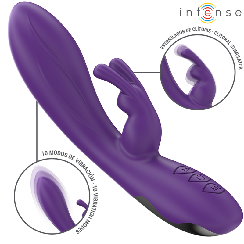 Vibratore Rabbit Intense Randall — 10 Modalità, Viola