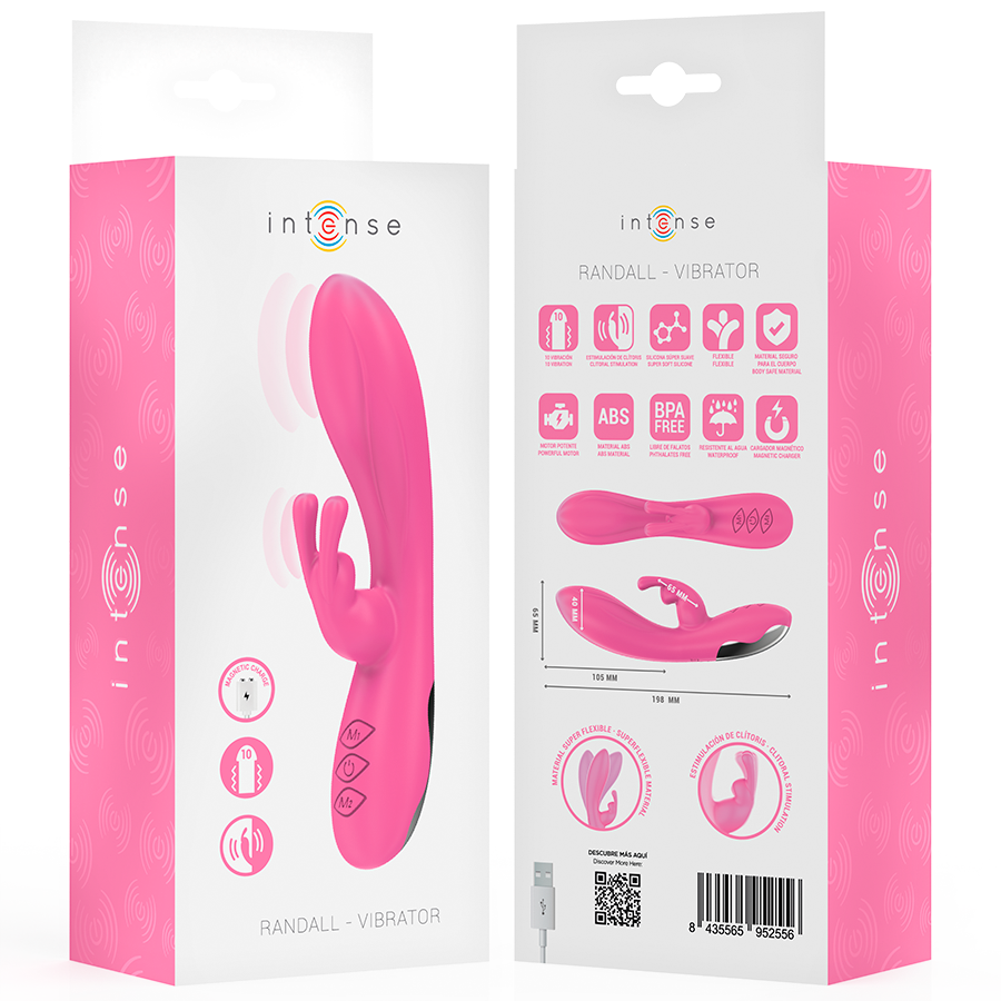 Vibratore Rabbit Intense Randall — 10 Modalità, Rosa