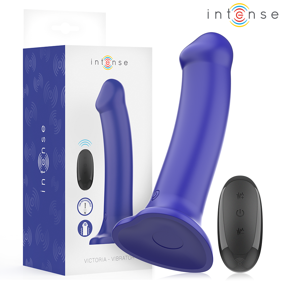 Vibratore con Ventosa Intense Victoria — 10 Modalità, Telecomando