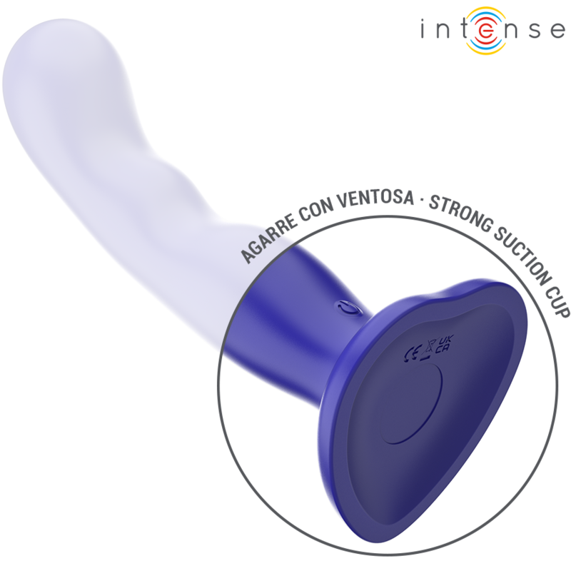 Vibratore con Ventosa e Telecomando Intense Shorty — Blu