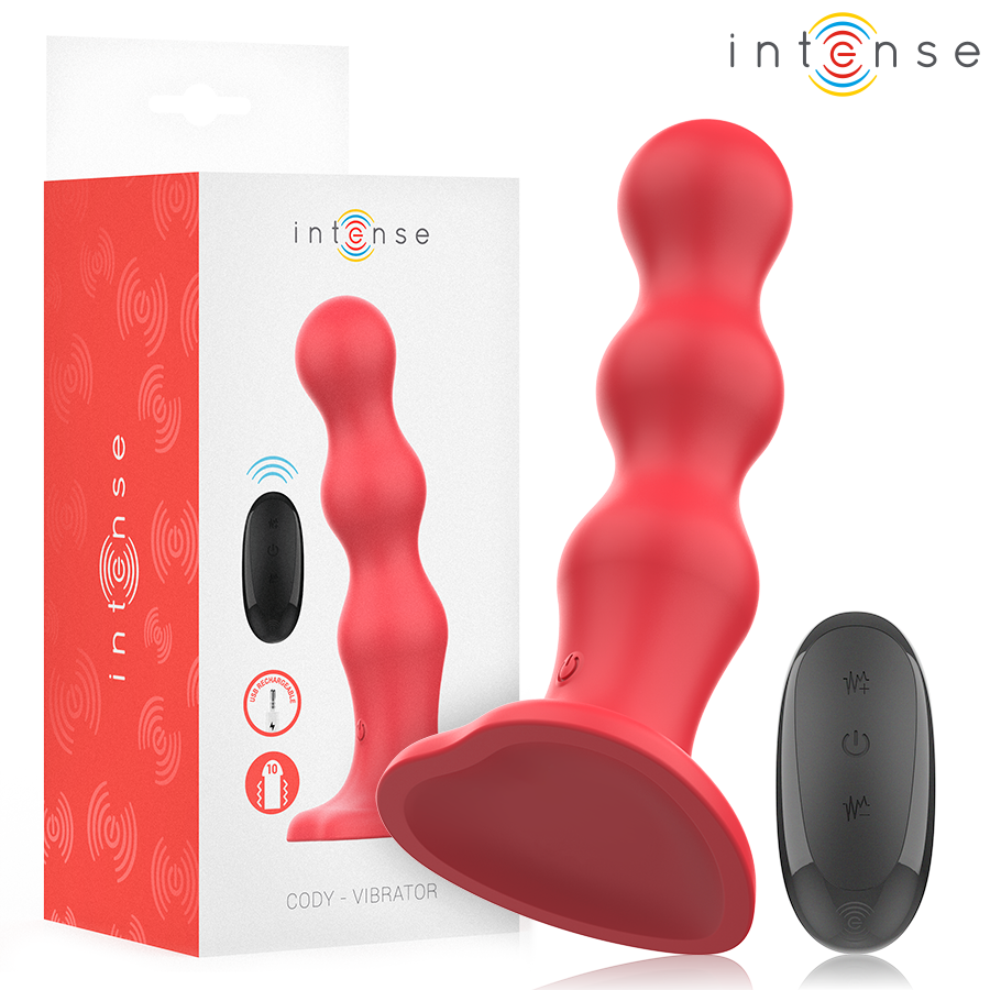 Vibratore con Ventosa e Telecomando Intense Cody — 10 Velocità, Rosso"

Tropp...