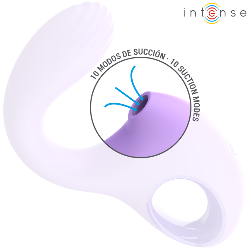 Succhia Clitoride Vibrante Intense Baxter — 10 Modalità, Viola